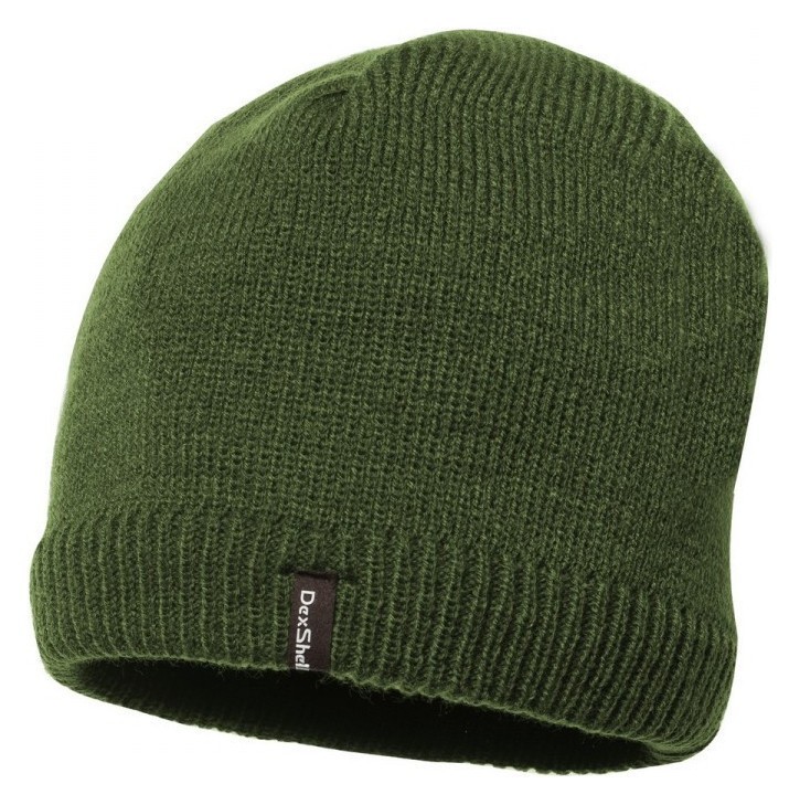 Шапка водонепроницаемая Dexshell, р-р L/XL (58-60 см), оливковая зеленая