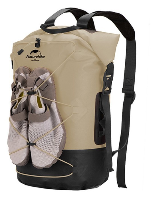 Рюкзак водонепроникний Naturehike NH21FSB04, 20л, бежевий, укр, укр