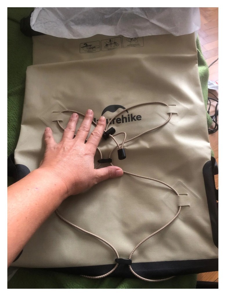 Рюкзак водонепроникний Naturehike NH21FSB04, 20л, бежевий