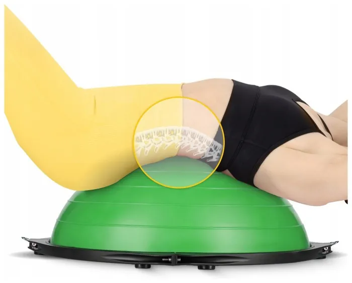 Балансировочная платформа 4FIZJO Bosu Ball 60 см Green (P-5907222931486)