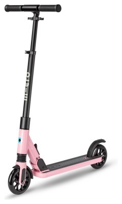 Самокат MICRO серії "Sprite Suspension" - РОЖЕВИЙ (складаний, до 100 кг (kg), двоколісний)