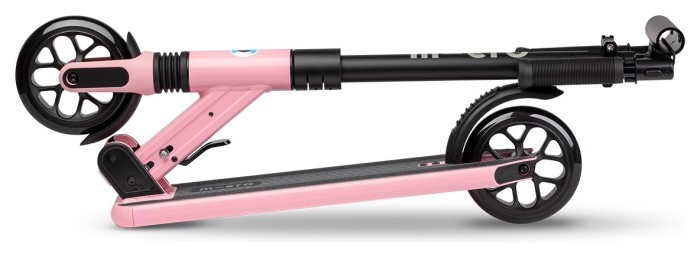 Самокат MICRO серії "Sprite Suspension" - РОЖЕВИЙ (складаний, до 100 кг (kg), двоколісний), укр, укр