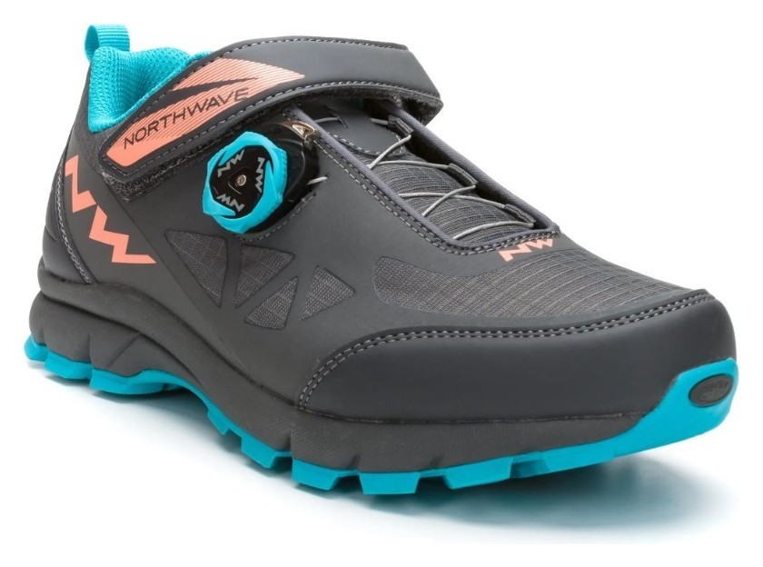 Туфли велосипедные Northwave CORSAIR WOMAN 37 (6.5US) Anthra/blue/coral (80193046)