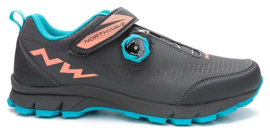Туфли велосипедные Northwave CORSAIR WOMAN 37 (6.5US) Anthra/blue/coral (80193046)