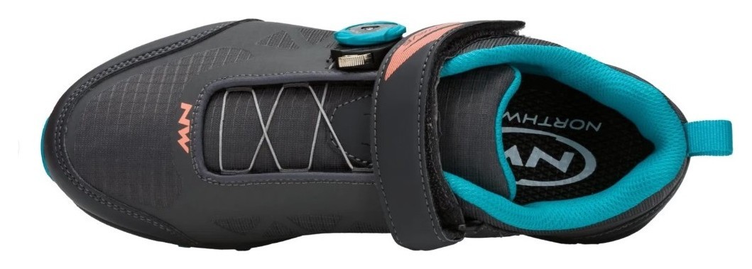 Туфли велосипедные Northwave CORSAIR WOMAN 37 (6.5US) Anthra/blue/coral (80193046)