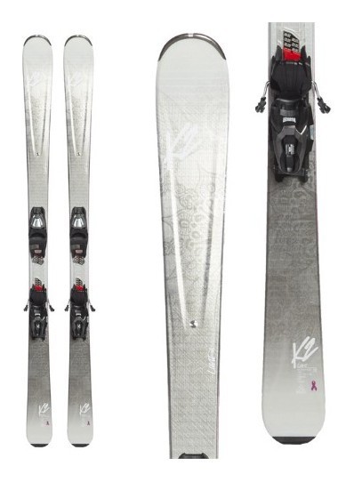 Лежи горные комплект K2 LUVIT 76+ERP 10 TL COMPACT 149см Grey/black/white (10A0403.122.1+10A1009.122.1)