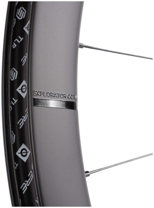 Колесо пров. + задн. 28" ERE EXPLORATOR CCR45 CARBON, Road, 100x12/142x12, CL, XDR, tubeless, чорний сатин