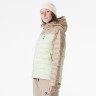 Picture Organic куртка пуховая Mid Puff Down W 2025 lime cream-roebuck S, укр Фото - 2