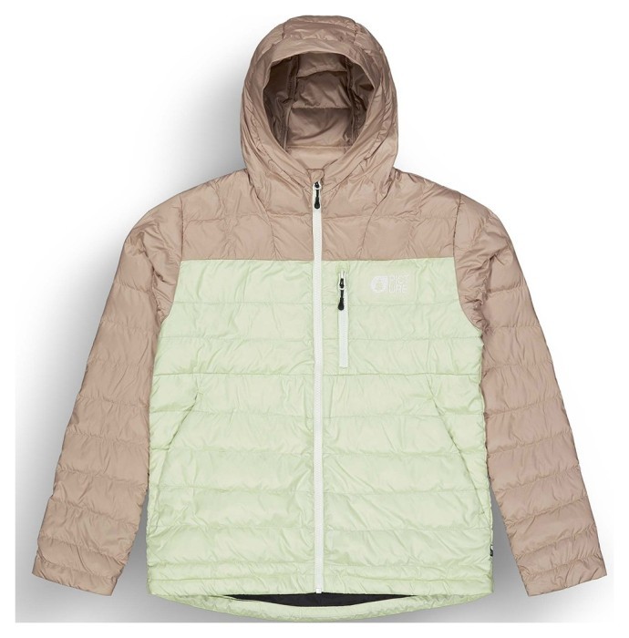 Picture Organic куртка пуховая Mid Puff Down W 2025 lime cream-roebuck S