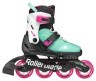Ролики Rollerblade Microblade XT black-sea green, укр Фото - 1