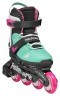 Ролики Rollerblade Microblade XT black-sea green, укр Фото - 3