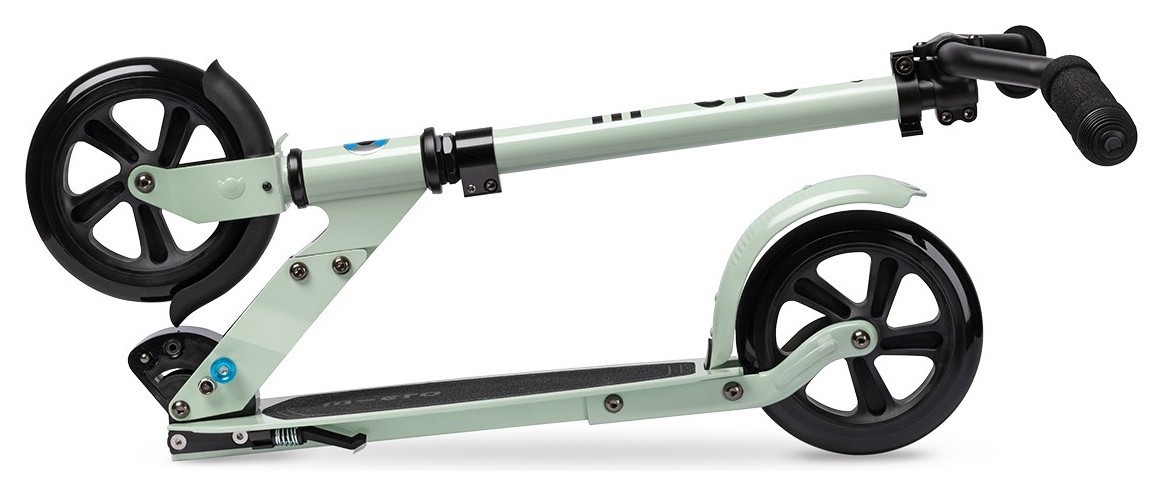 Самокат MICRO серії "Speed Deluxe" - КОЛІР ЗЕЛЕНОЇ ГЛИНИ (складаний, до 100 kg, двоколісний), укр, укр