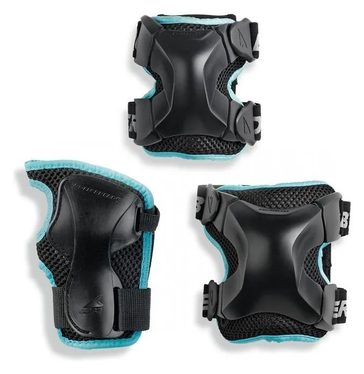 Захисний комплект Rollerblade X-GEAR W 3 PACK L Black (067P0300) (L Чорний)