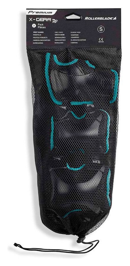 Защитный комплект Rollerblade X-GEAR W 3 PACK L Black (067P0300)