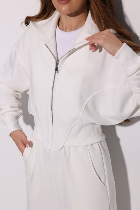 Женский демисезонный костюм Slavni молочный, Костюм Slavni Jolly женский молочный