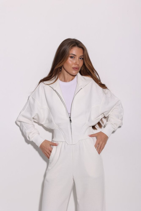 Женский демисезонный костюм Slavni молочный, Костюм Slavni Jolly женский молочный