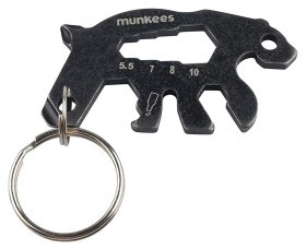 Munkees 2536 брелок-мультиинструмент Tool Bear black