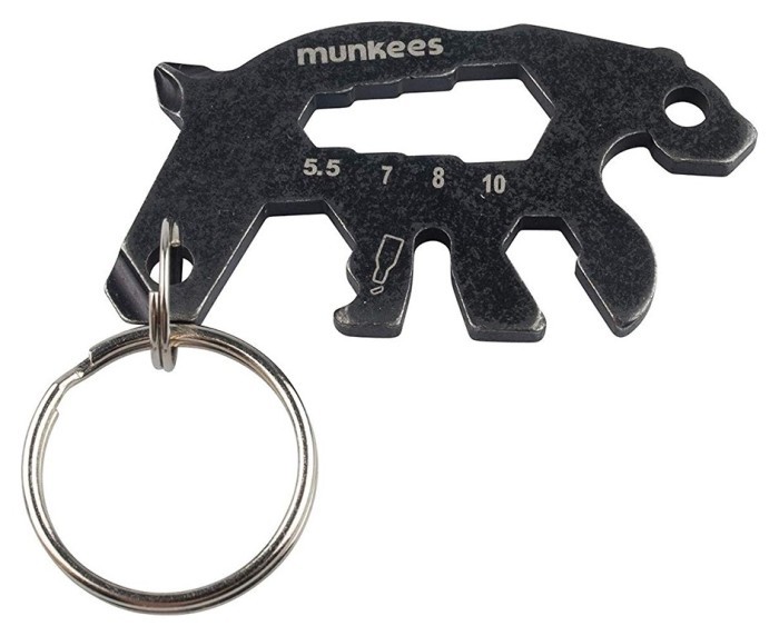 Munkees 2536 брелок-мультінструмент Tool Bear black, укр, укр