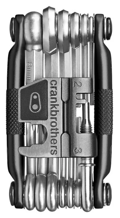 Мультитул Crankbrothers M19, 2/2.5/3/4/5/6/8мм, T10/Т25, Phillips #1/2, flat #2, ключі для спиць, вичавки ланцюга, чорний
