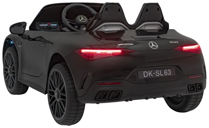Дитяча акумуляторна машинка Mercedes Benz AMG SL63 Чорна
