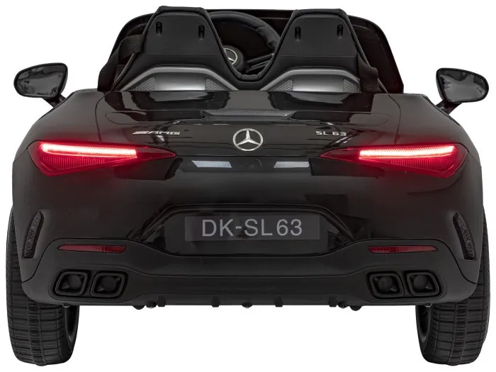 Дитяча акумуляторна машинка Mercedes Benz AMG SL63 Чорна