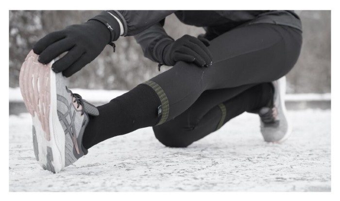 Носки водонепроницаемые Dexshell Thermlite, p-p L, с зеленой полоской