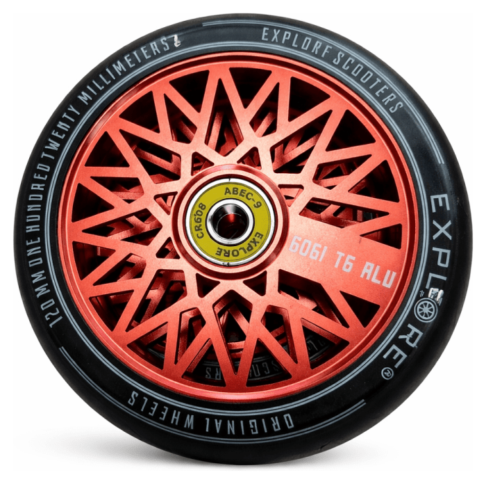 Колесо Explore Acro Red/Black 120мм, укр, укр