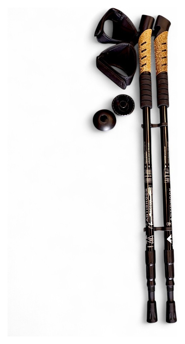 Палки для скандинавской ходьбы 553 Bavar Sport (черный)