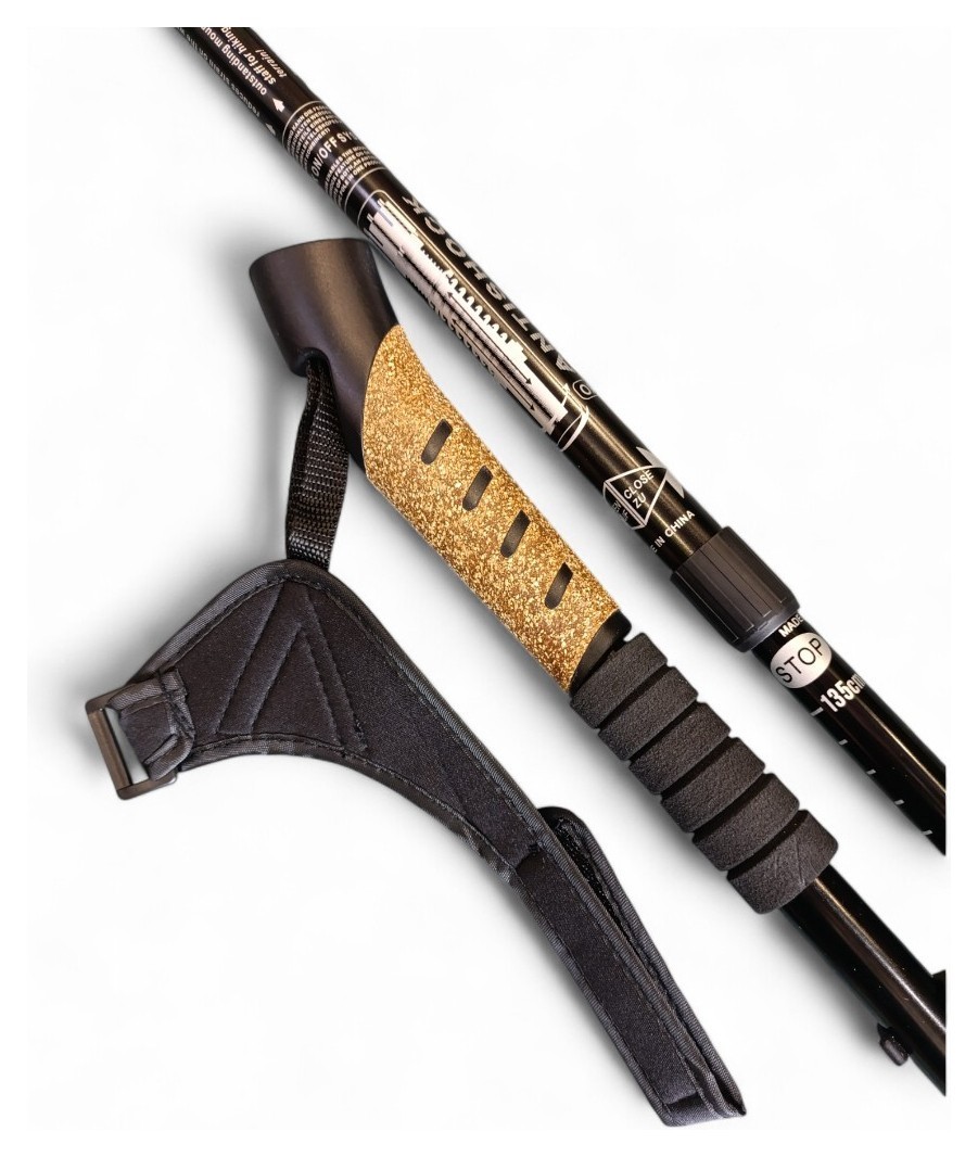 Палки для скандинавской ходьбы 553 Bavar Sport (черный)