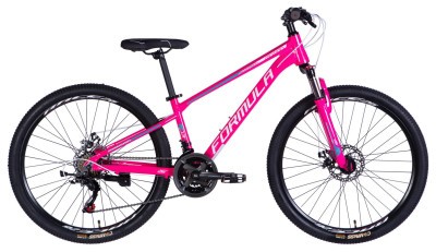 Велосипед AL 26" Formula MOTION DD FR рама-13" рожевий з білим 2026