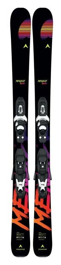 Лижі гірські дитячі (комплект) Dynastar MENACE TEAM+KID-X 4 128см Black/multicolor (DAIJC01+FCFK002) O (128 см black/multicolor)