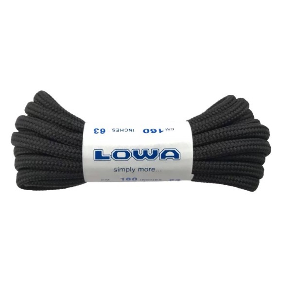 Шнурки LOWA ATC Mid 160 cm black-black