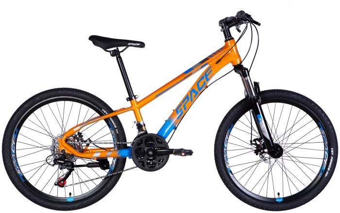 Велосипед AL 24" SPACE MERCURY DD FR рама-11" оранжево-синий 2025