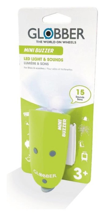 Сигнал звуковий/світловий GLOBBER Mini Buzzer, зелений, укр, укр
