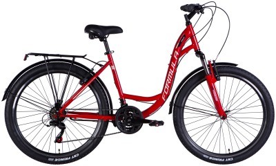 Велосипед ST 26" Formula OMEGA Vbr FR рама-18" красный 2025