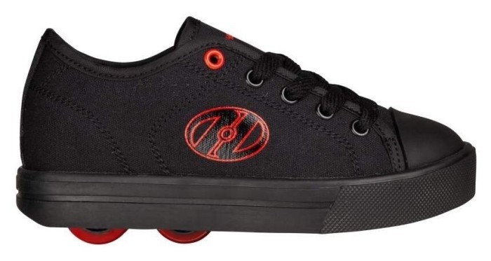 Роликовые кроссовки Heelys Classic X2 HE100969 Black Red Logo Canvas