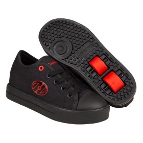 Роликовые кроссовки Heelys Classic X2 HE100969 Black Red Logo Canvas