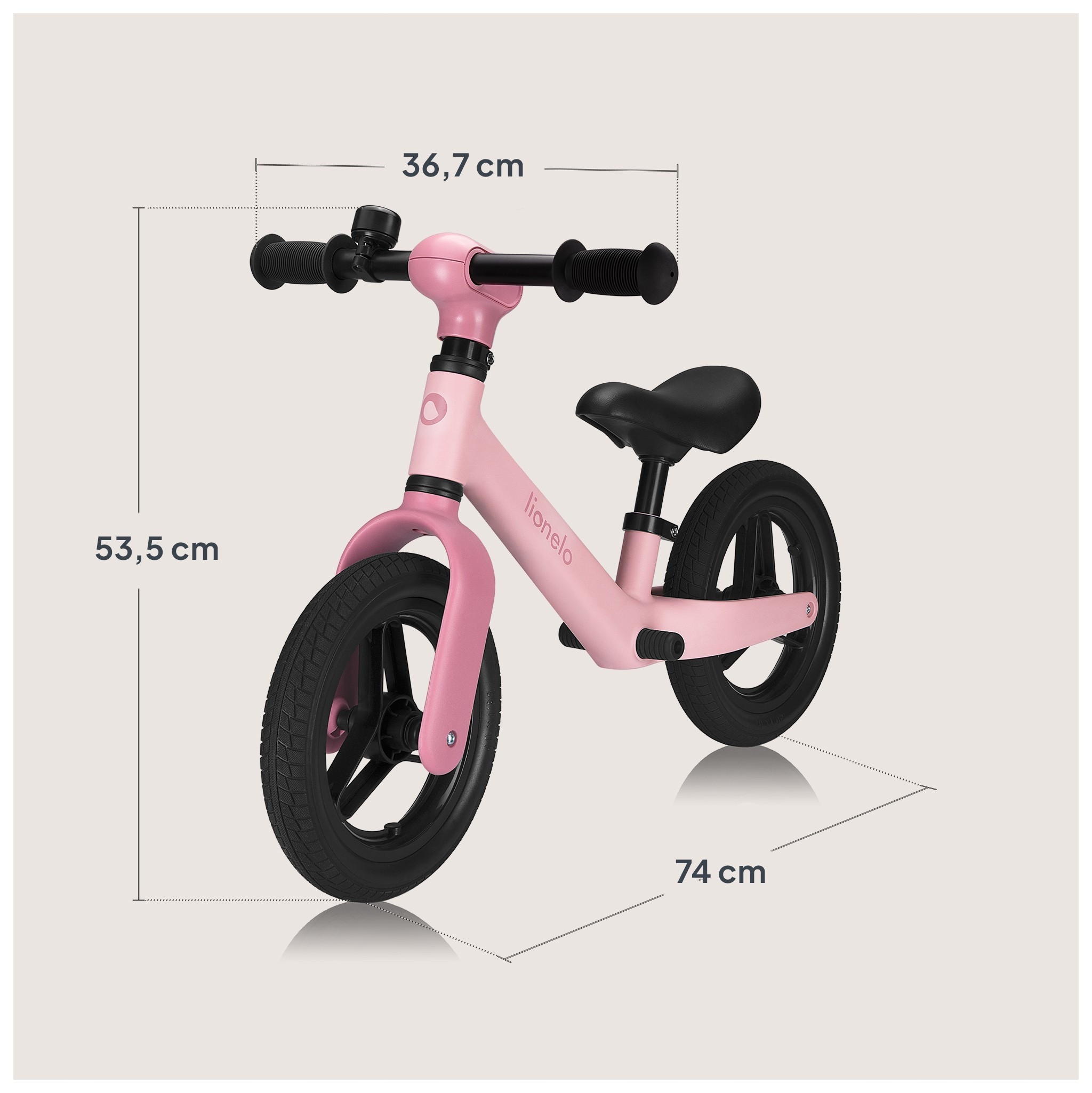 Біговел Lionelo TONI PINK ROSE