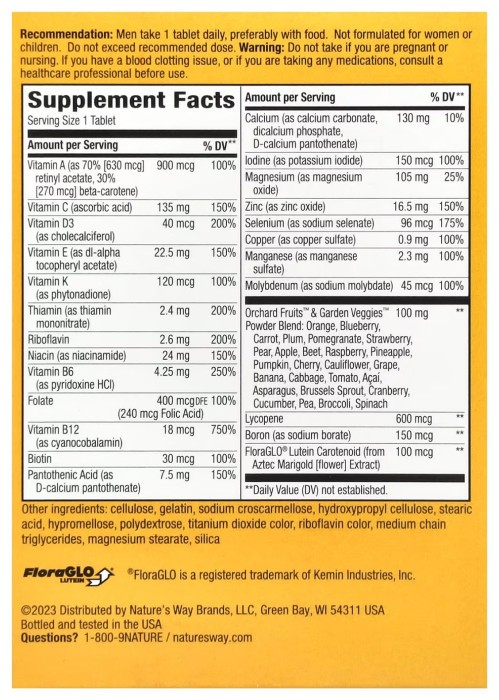 Men's Complete Multivitamin - 50 tabs