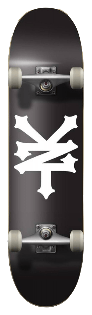 Скейтборд Zoo York Crackerjack Complete (8" - Black/White)