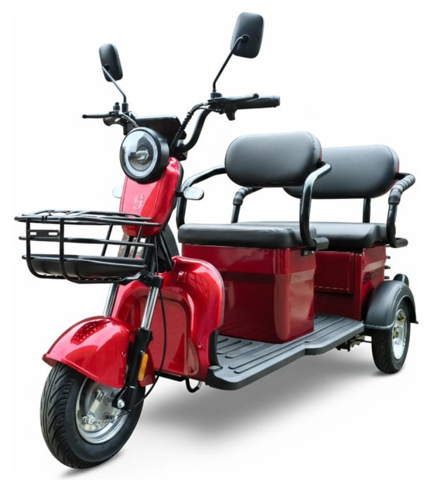 Електроскутер триколісний SPACE SHUTTLE XL 72B 1000Вт 20А*г барабан/барабан свинцево-кислотний червоний 2026, укр, укр