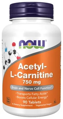 Acetyl L-Carnitine 750mg - 90 tabs