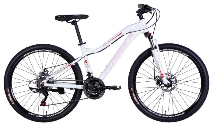 Велосипед AL 26" Formula ALPINA DD FR рама-15" белый с розовым 2026