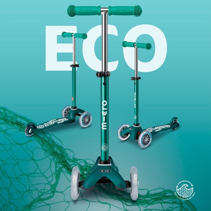 Самокат MICRO серії "Mini Deluxe ECO" (до 50 kg, 3-х колісний), укр, укр