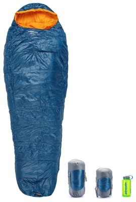 Спальный мешок Pinguin Micra (6/1°C), 195 см - Left Zip, Blue (PNG 230352) 2020
