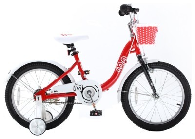 Велосипед детский RoyalBaby Chipmunk MM Girls 18", OFFICIAL UA, красный