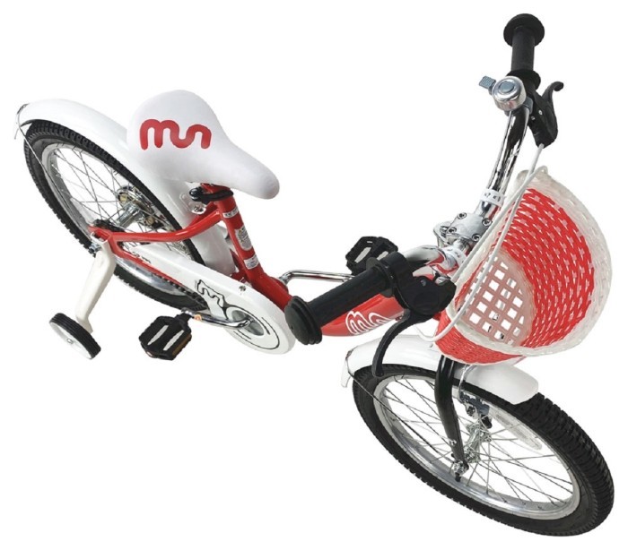 Велосипед дитячий RoyalBaby Chipmunk MM Girls 18", OFFICIAL UA, червоний, укр, укр