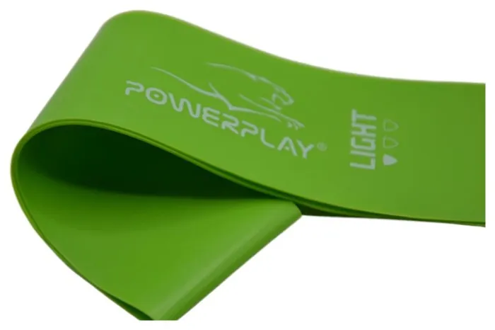Резинка для фітнесу PowerPlay 4114 Mini Power Band 0.8мм. Light Зелена (5.5 кг)
