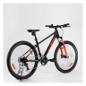 Велосипед KTM CHICAGO 272 27.5 " рама M / 43, чорний матовий (Помаранчевий), 2022 Фото - 4