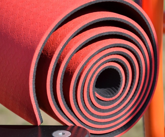 Коврик для йоги та фітнесу Power System PS-4060 TPE Yoga Mat Premium Red (183х61х0.6)